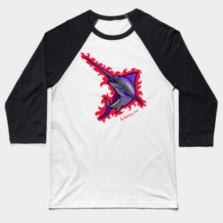 Marlin Rad Design Color Variant C Baseball T-Shirt